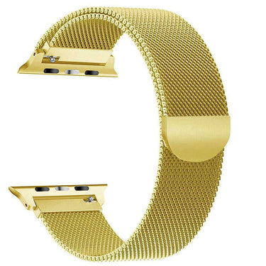 Milanese Metal App Watch Strap in Royal Gold